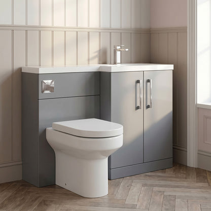 [BFZLE006] Bramshall Vanity Unit Bundle, Choice of Orientation and Colour - Silo