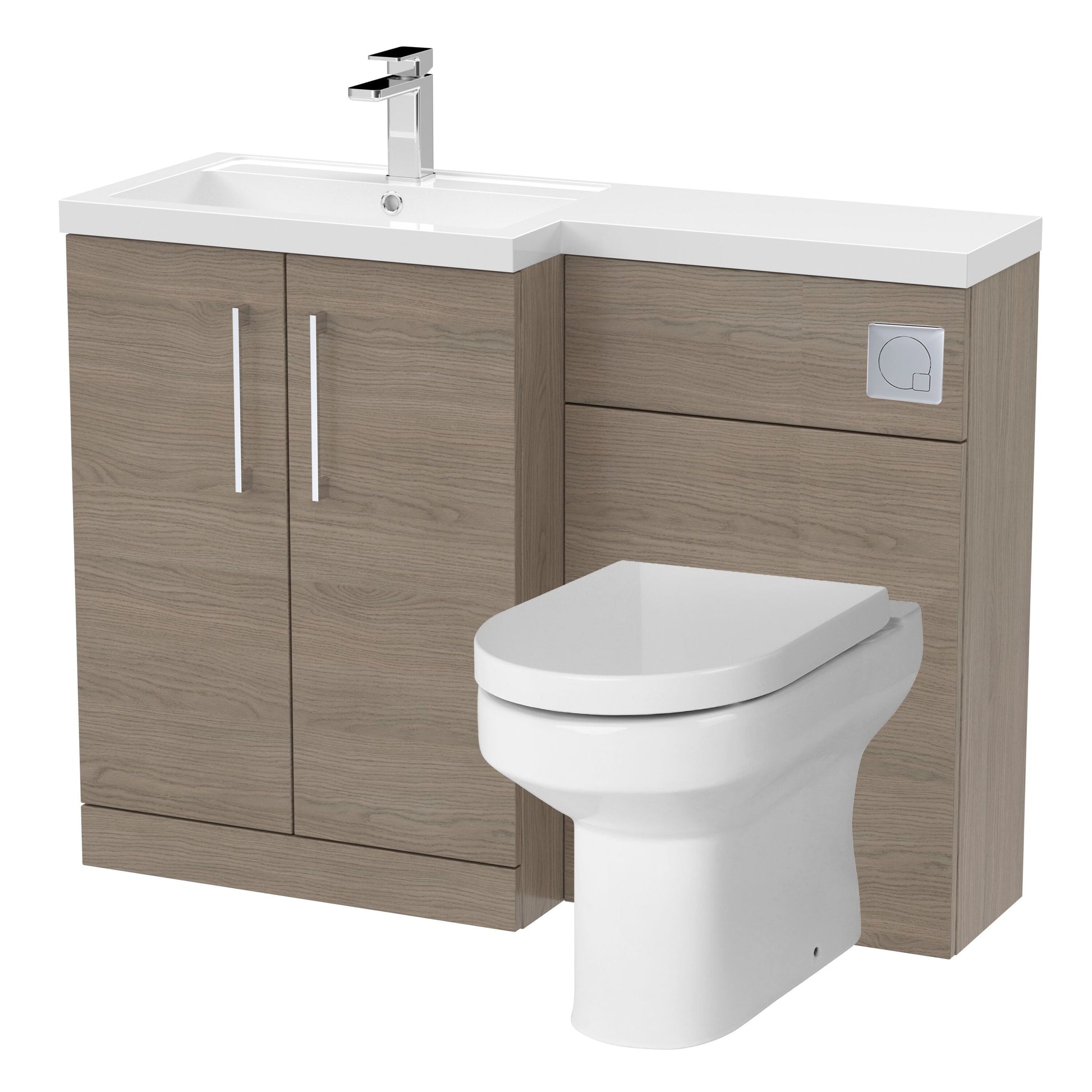 [BFZLE007] Bramshall Vanity Unit Bundle, Choice of Orientation and Colour - Cutout