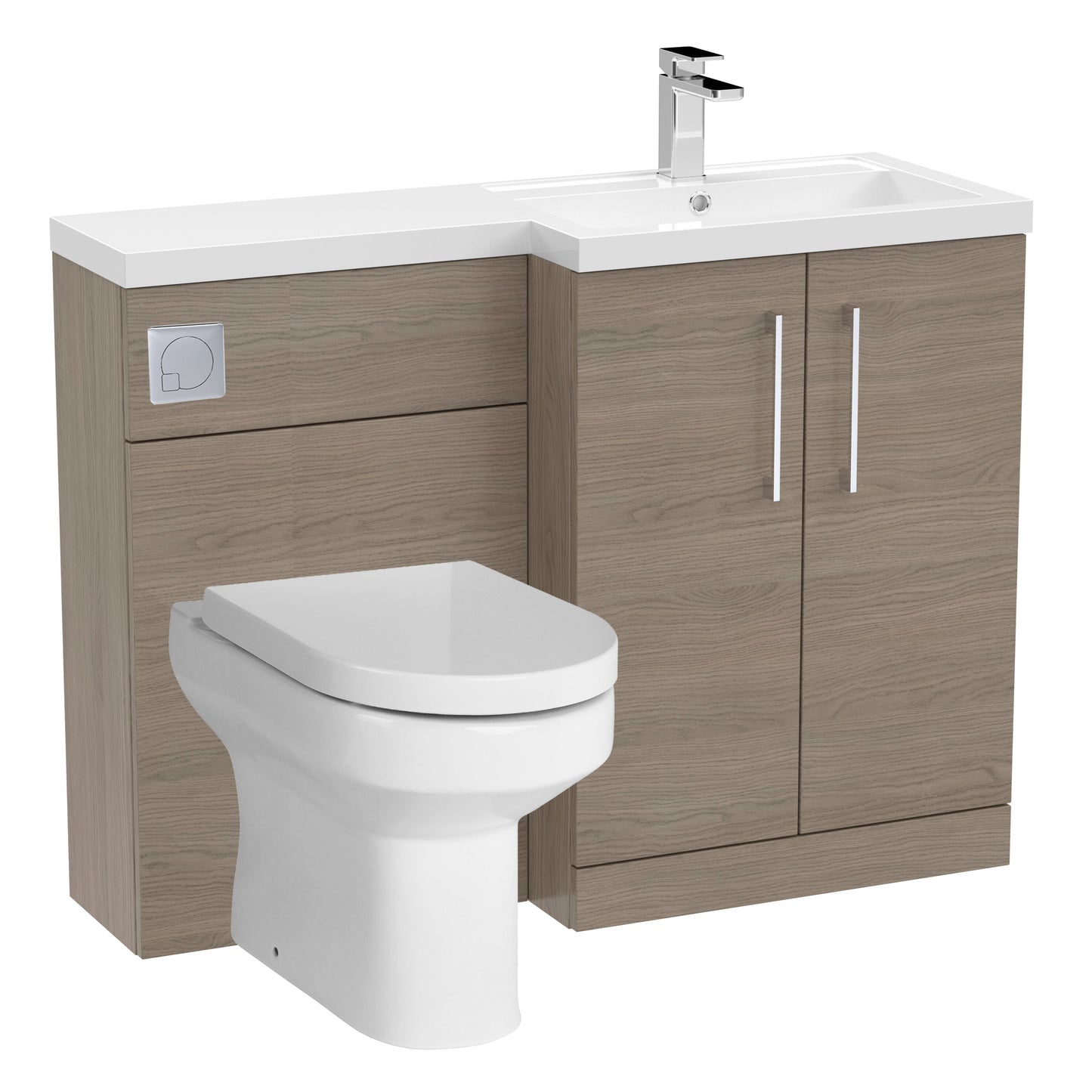 [BFZLE008] Bramshall Vanity Unit Bundle, Choice of Orientation and Colour - Cutout