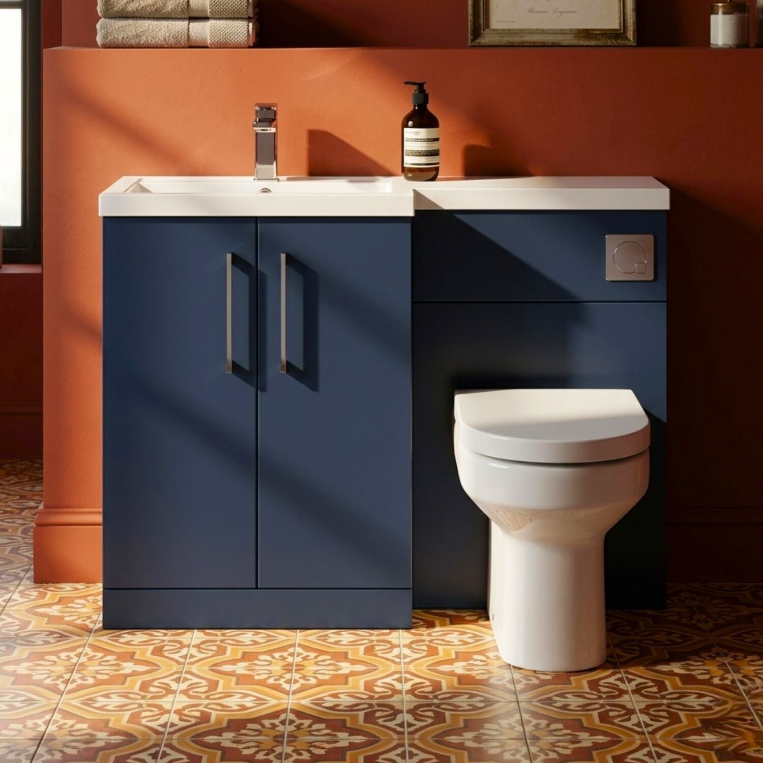 [BFZLE009] Bramshall Vanity Unit Bundle, Choice of Orientation and Colour - Silo