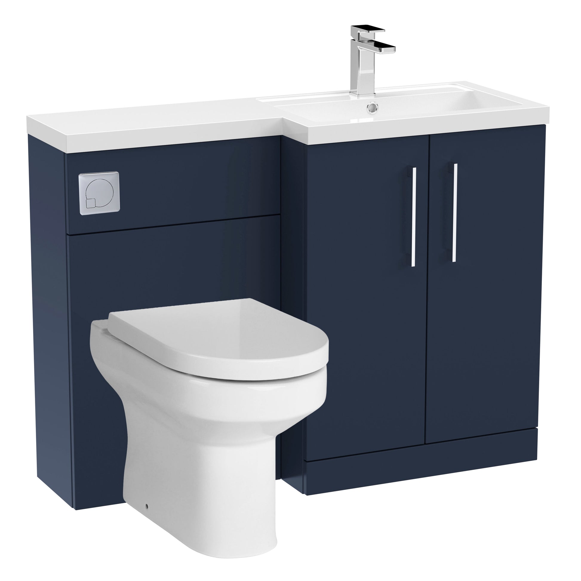 [BFZLE010] Bramshall Vanity Unit Bundle, Choice of Orientation and Colour - Cutout