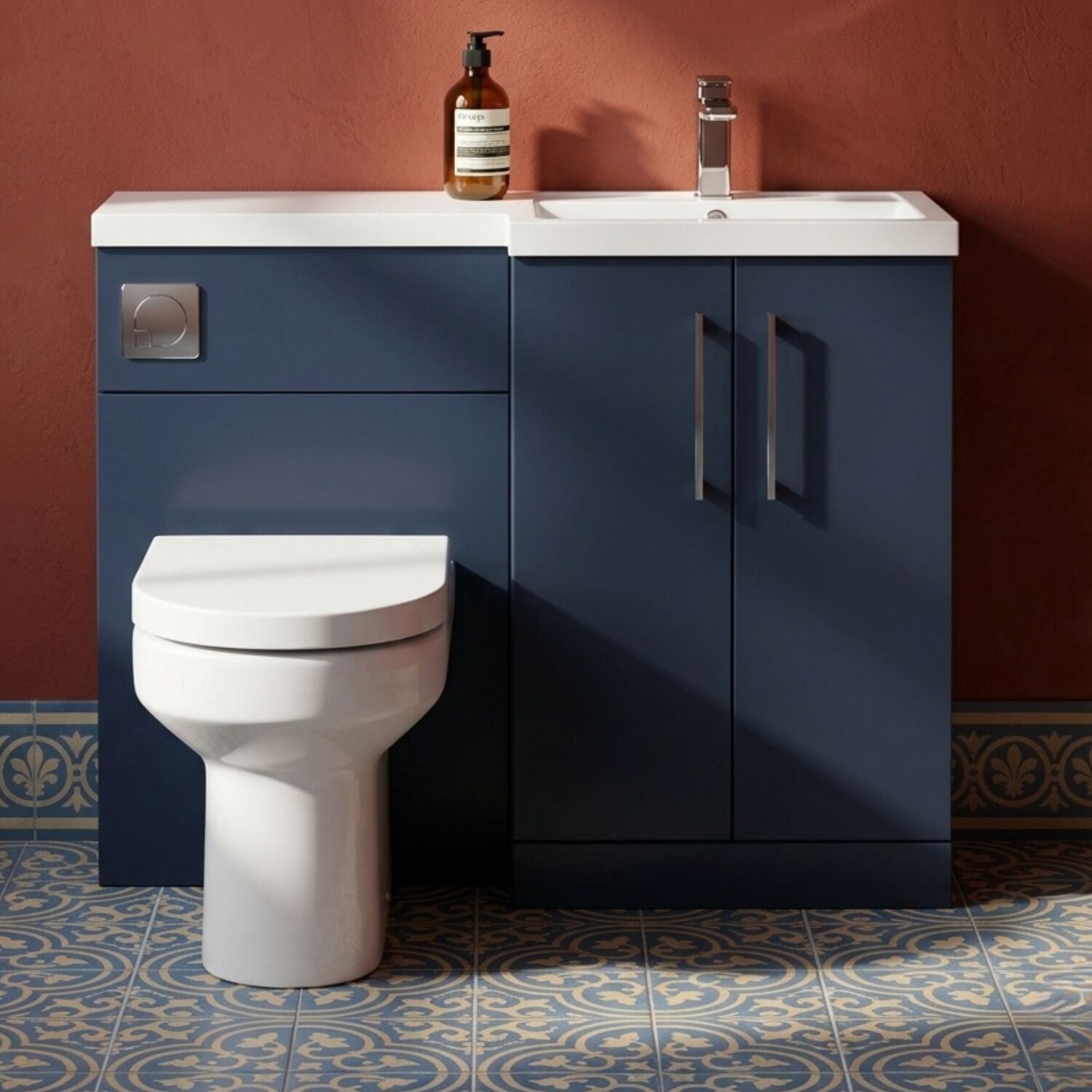 [BFZLE010] Bramshall Vanity Unit Bundle, Choice of Orientation and Colour - Silo