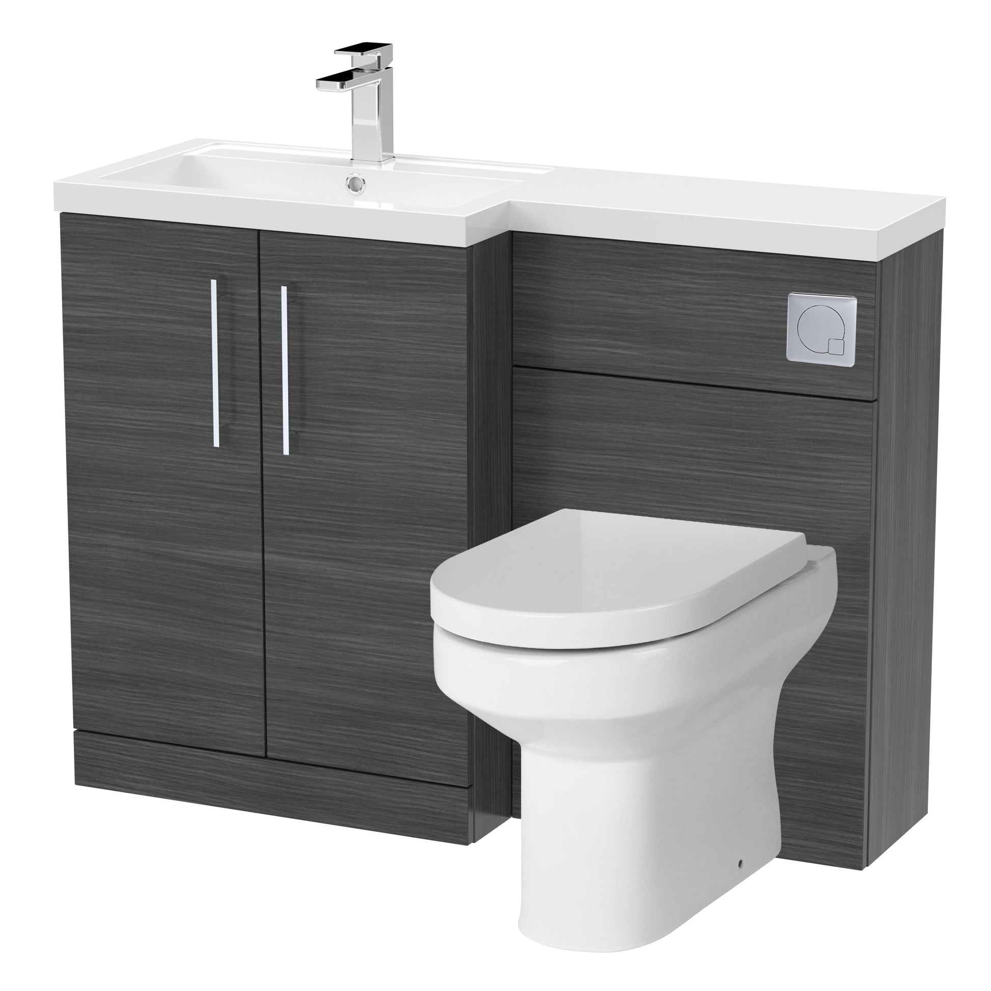 [BFZLE013] Bramshall Vanity Unit Bundle, Choice of Orientation and Colour - Cutout