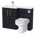Woodgrain Charcoal Black