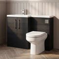 Woodgrain Charcoal Black