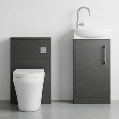 [BFZPW020] Winshill Floor Standing Cloakroom Bundle, Vanity, WC Unit, Toilet & Tap - Silo