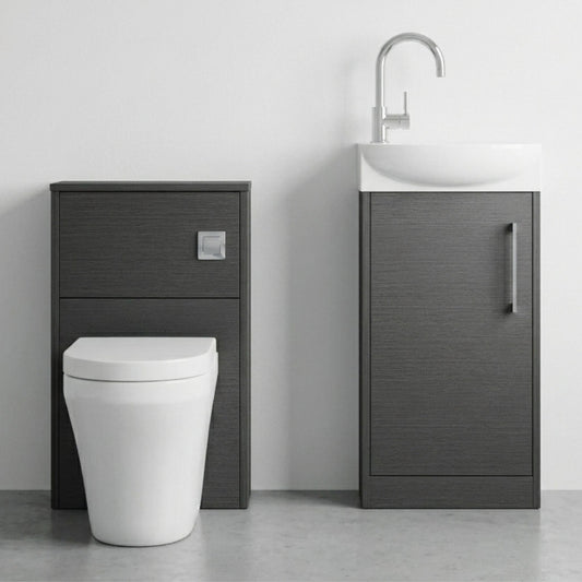 [BFZPW020] Winshill Floor Standing Cloakroom Bundle, Vanity, WC Unit, Toilet & Tap - Silo