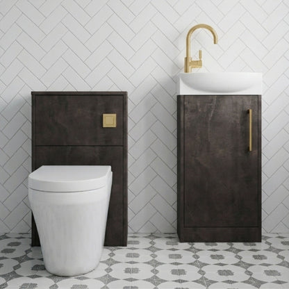 [BFZPW021] Winshill Floor Standing Cloakroom Bundle, Vanity, WC Unit, Toilet & Tap - Silo