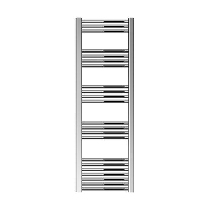 [BH414N] Straight Heated Heated Towel Rail Radiator, 337W, 400 x 700mm, Matt Black - Cutout