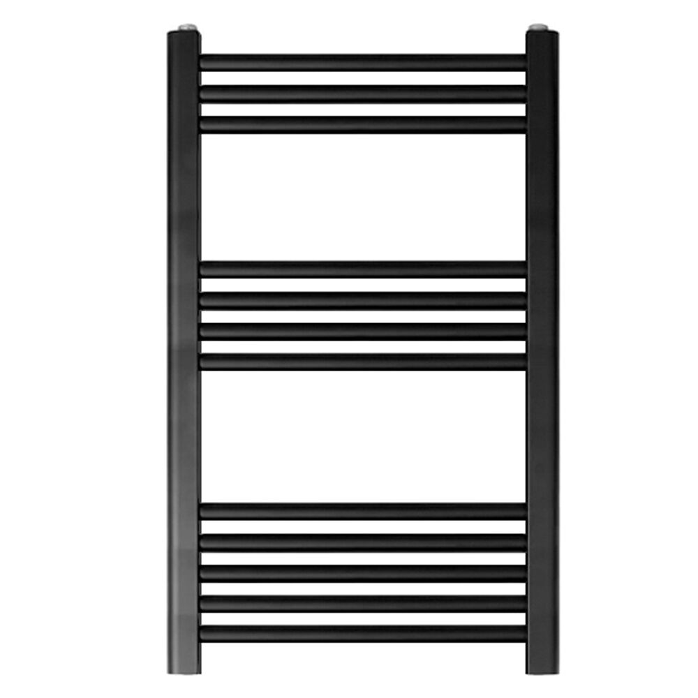 [BH508ANT] Yarnfield Straight Heated Rail Dual Fuel Towel Warmer, 500mm - Choice of Size and Colour - Cutout