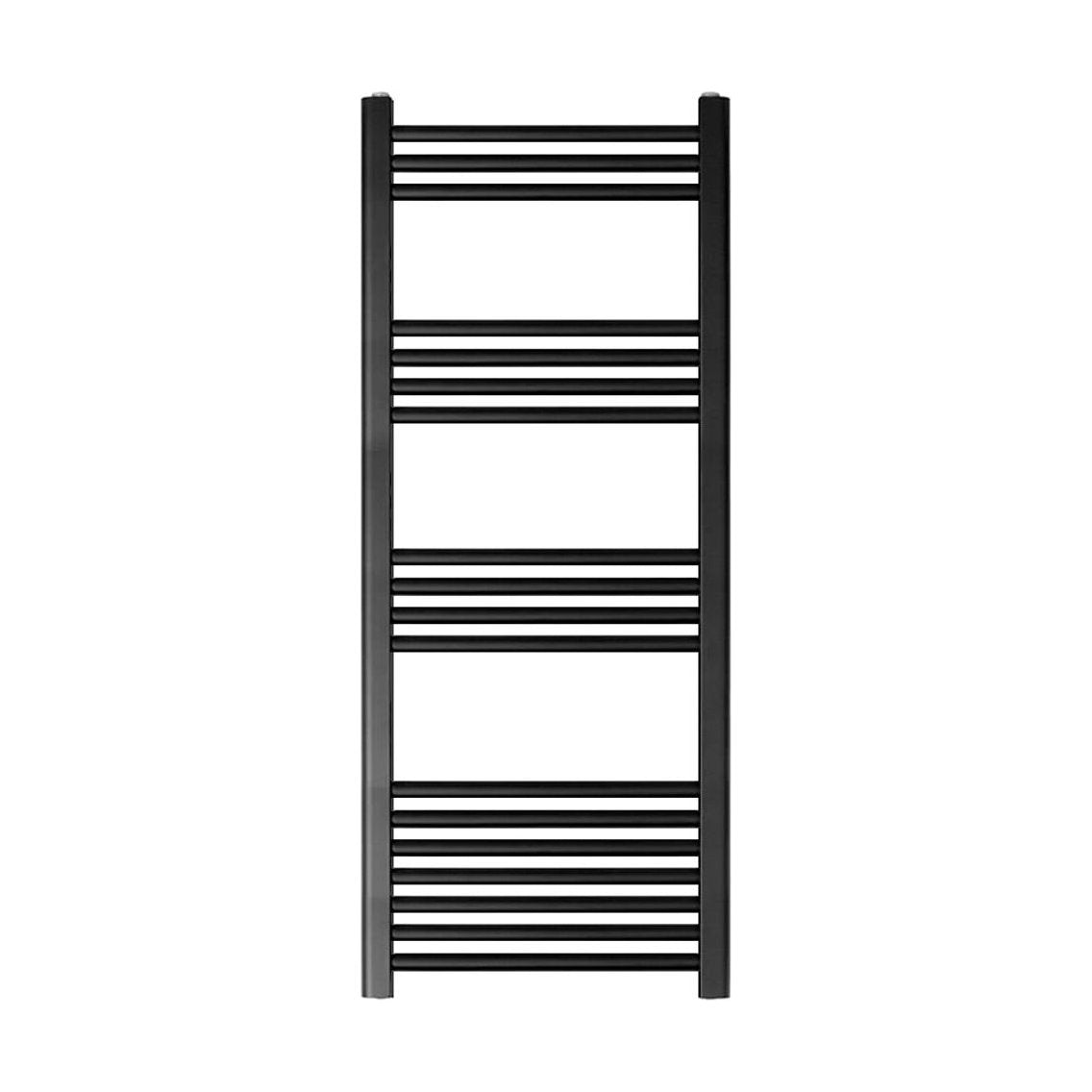 [BH512ANT] Straight Heated Heated Towel Rail Radiator, 376W, 500 x 1200mm, Anthracite - Cutout