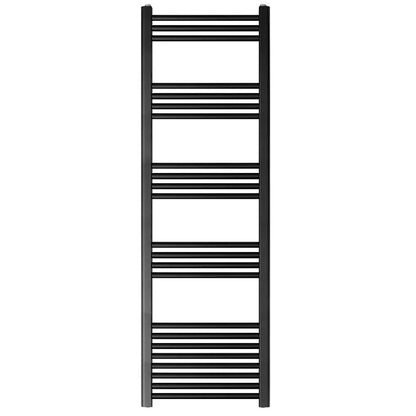 [BH515MB] Yarnfield Straight Heated Rail Dual Fuel Towel Warmer, 500mm - Choice of Size and Colour - Cutout