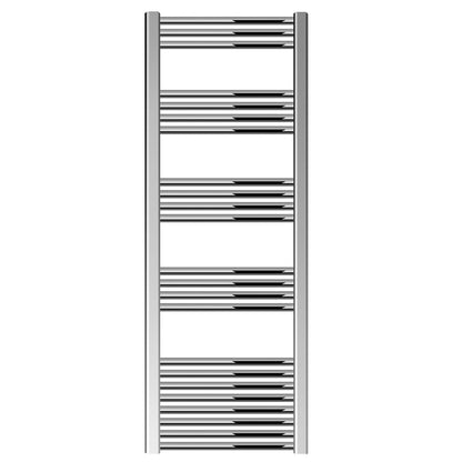 [BH515N] Yarnfield Straight Heated Rail Dual Fuel Towel Warmer, 500mm - Choice of Size and Colour - Cutout