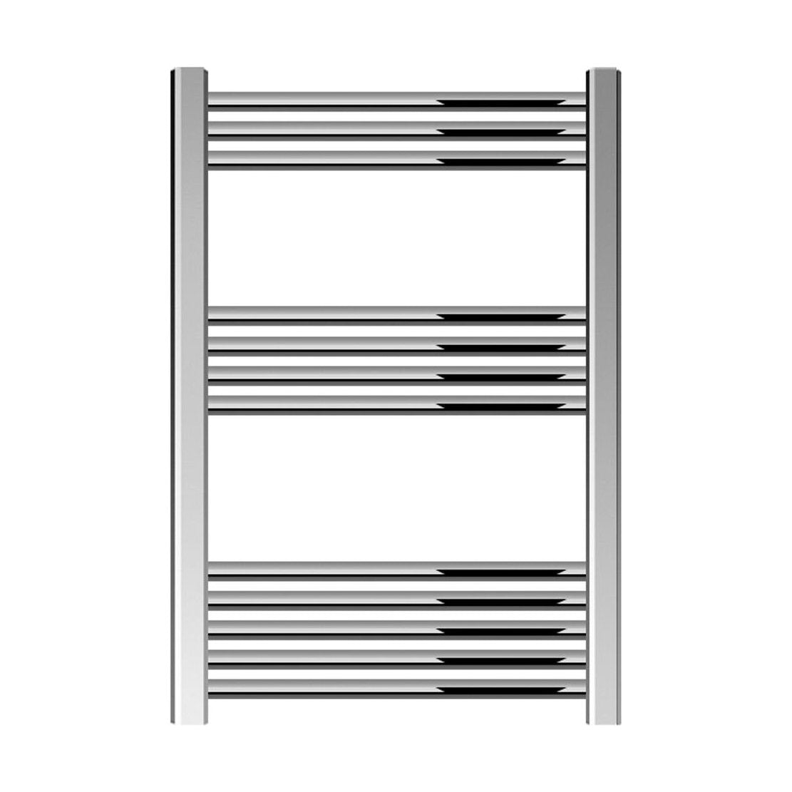 [BH608N] Yarnfield Straight Heated Heated Towel Rail Radiator, 600mm - Choice of Size and Colour - Cutout