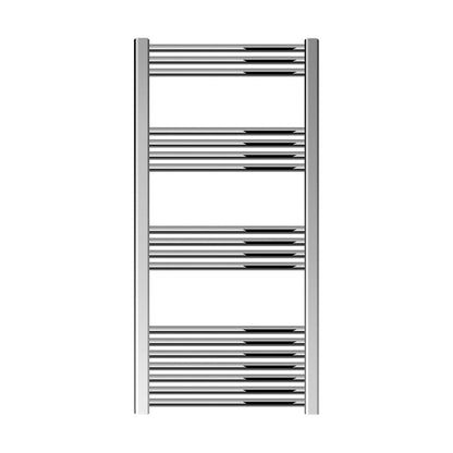 [BH612N] Yarnfield Straight Heated Heated Towel Rail Radiator, 600mm - Choice of Size and Colour - Cutout