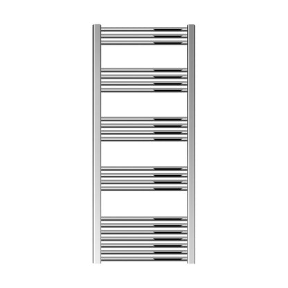 [BH614N] Yarnfield Straight Heated Heated Towel Rail Radiator, 600mm - Choice of Size and Colour - Cutout