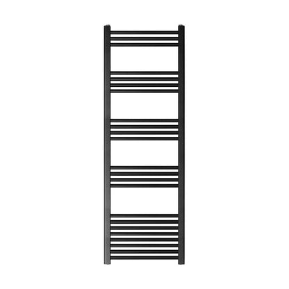[BH615MB] Yarnfield Straight Heated Heated Towel Rail Radiator, 600mm - Choice of Size and Colour - Cutout