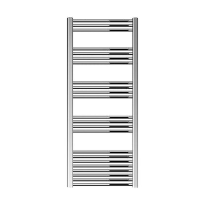 [BH615N] Yarnfield Straight Heated Heated Towel Rail Radiator, 600mm - Choice of Size and Colour - Cutout