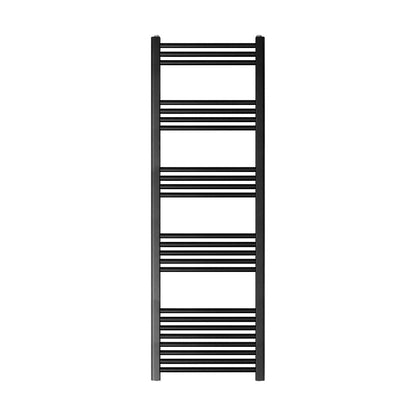 [BH616MB] Yarnfield Straight Heated Heated Towel Rail Radiator, 600mm - Choice of Size and Colour - Cutout
