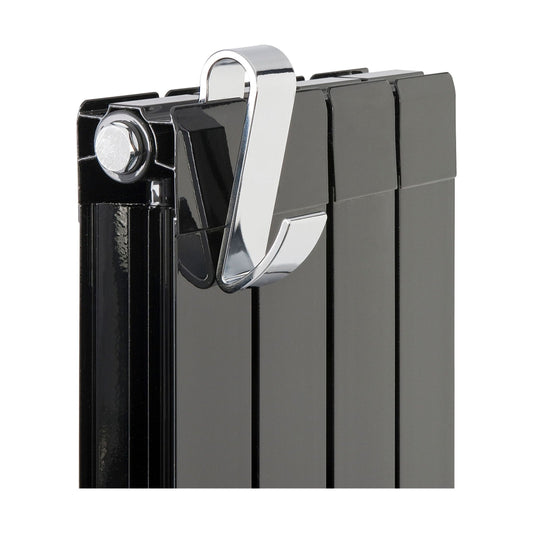 [BHAC002] Heating Accessories Curved Robe Hook - Chrome - Cutout