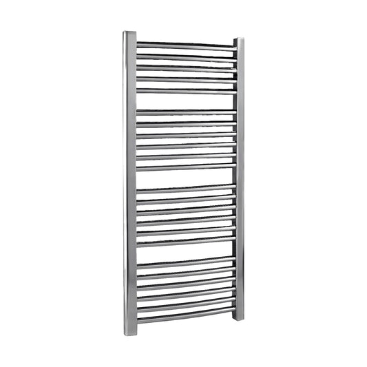 [BHCL386] Heated Vertical Towel Rail with Curved Rails - 1126 BTU - 1100mm x 500mm - Chrome - Cutout
