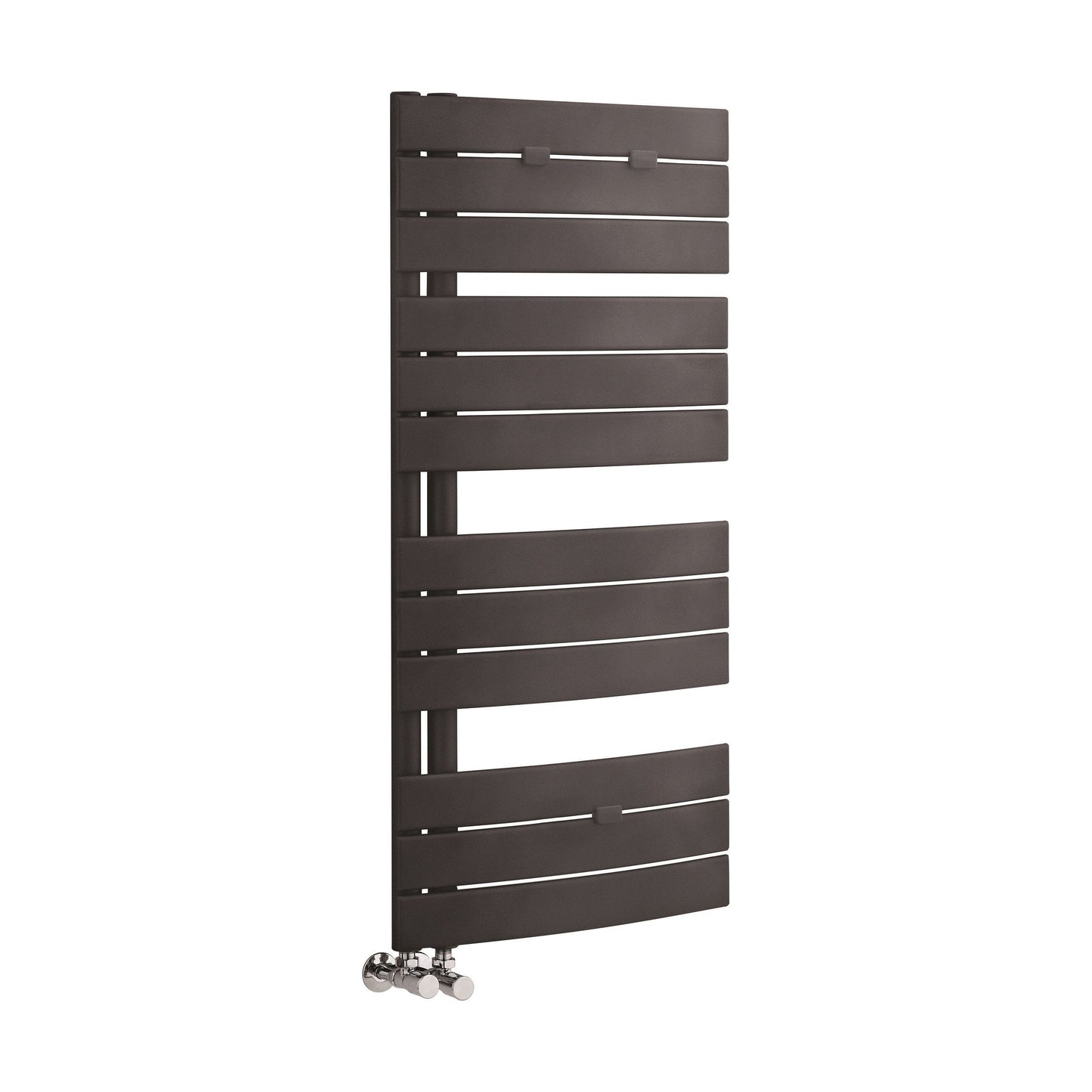 [BHCLA36] Heated Towel Rail with Curved Panels, 1706 BTU, 1080x550mm, Anthracite - Cutout