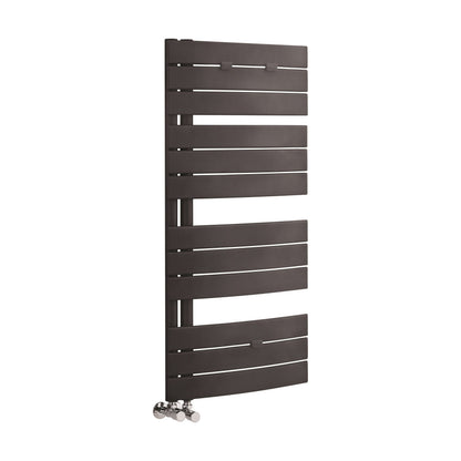 [BHCLA36] Heated Towel Rail with Curved Panels, 1706 BTU, 1080x550mm, Anthracite - Cutout
