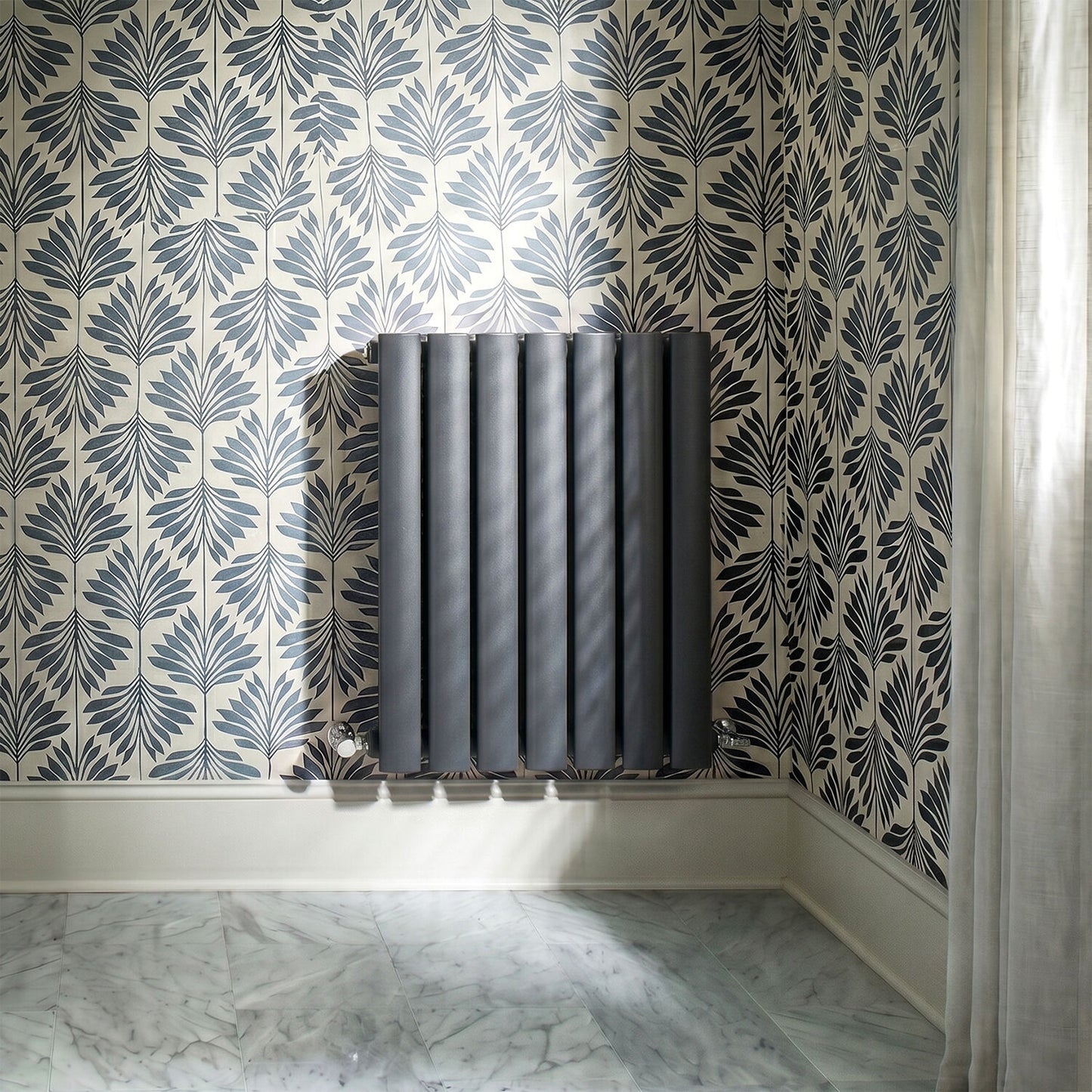 [BHEBA37] Pattingham Horizontal Single Panel Radiator, Choice of Size and Colour - Silo