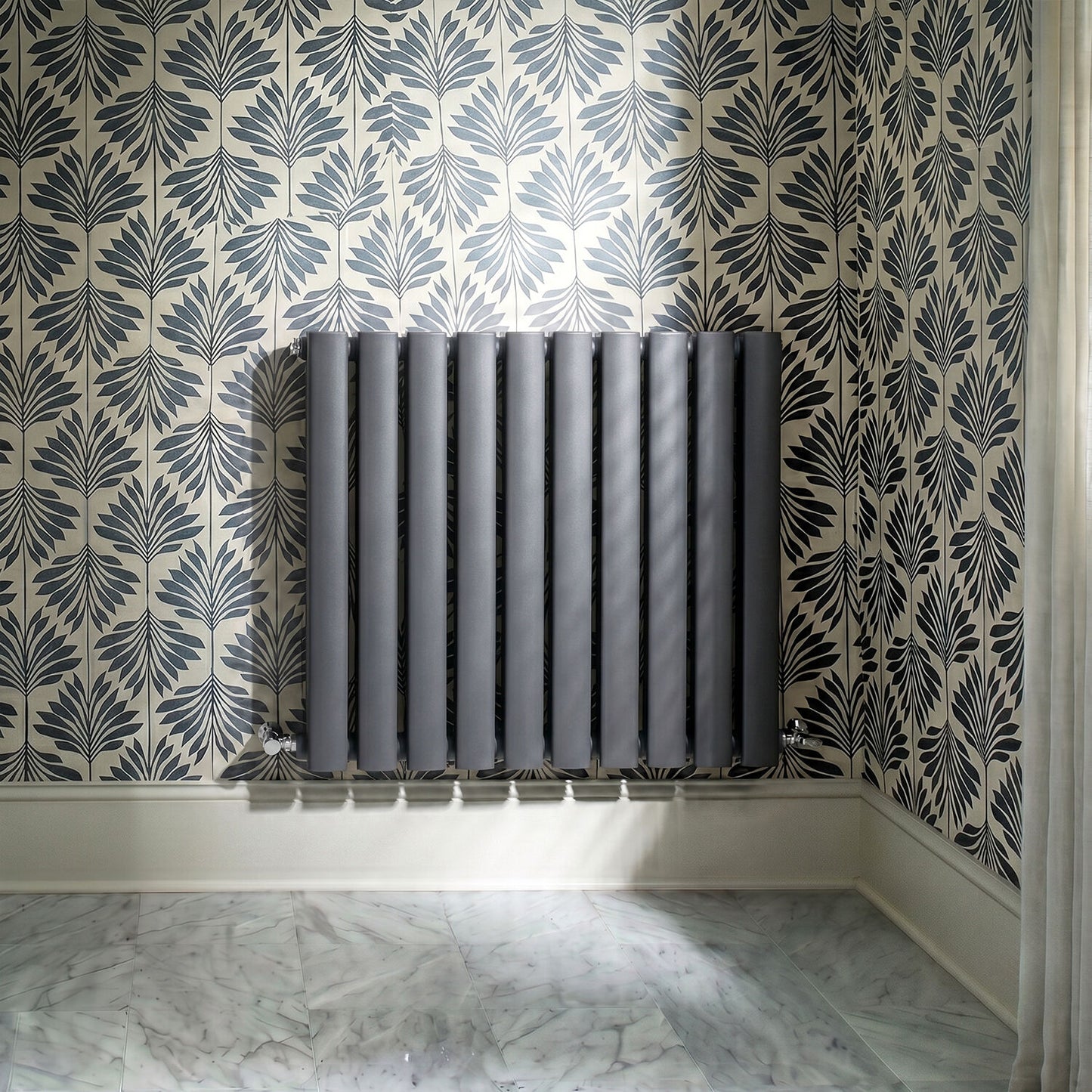 [BHEBA38] Pattingham Horizontal Single Panel Radiator, Choice of Size and Colour - Silo