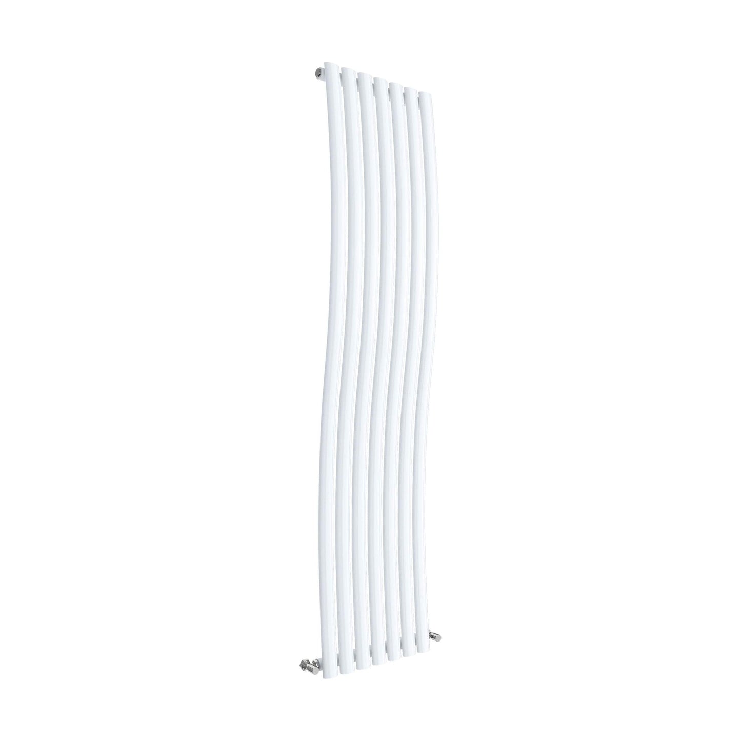 [BHEBW95] Balterley Embrace Wave Vertical Single Panel Radiator, 1785mm x 413mm - Gloss White - Cutout