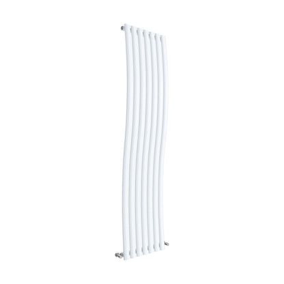 [BHEBW95] Balterley Embrace Wave Vertical Single Panel Radiator, 1785mm x 413mm - Gloss White - Cutout