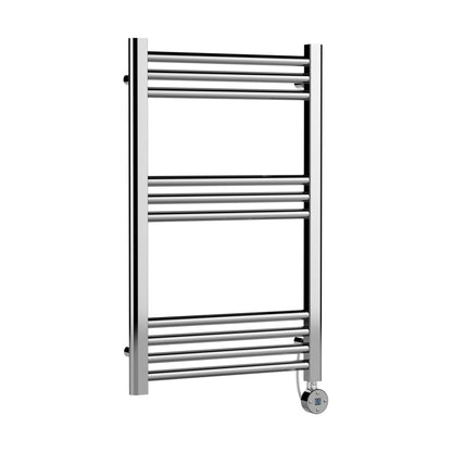 [BHER359] Croxall Electric Round Tube Heated Towel Rail with 10 Bars, 800 x 500mm - Choice of Colour - Cutout
