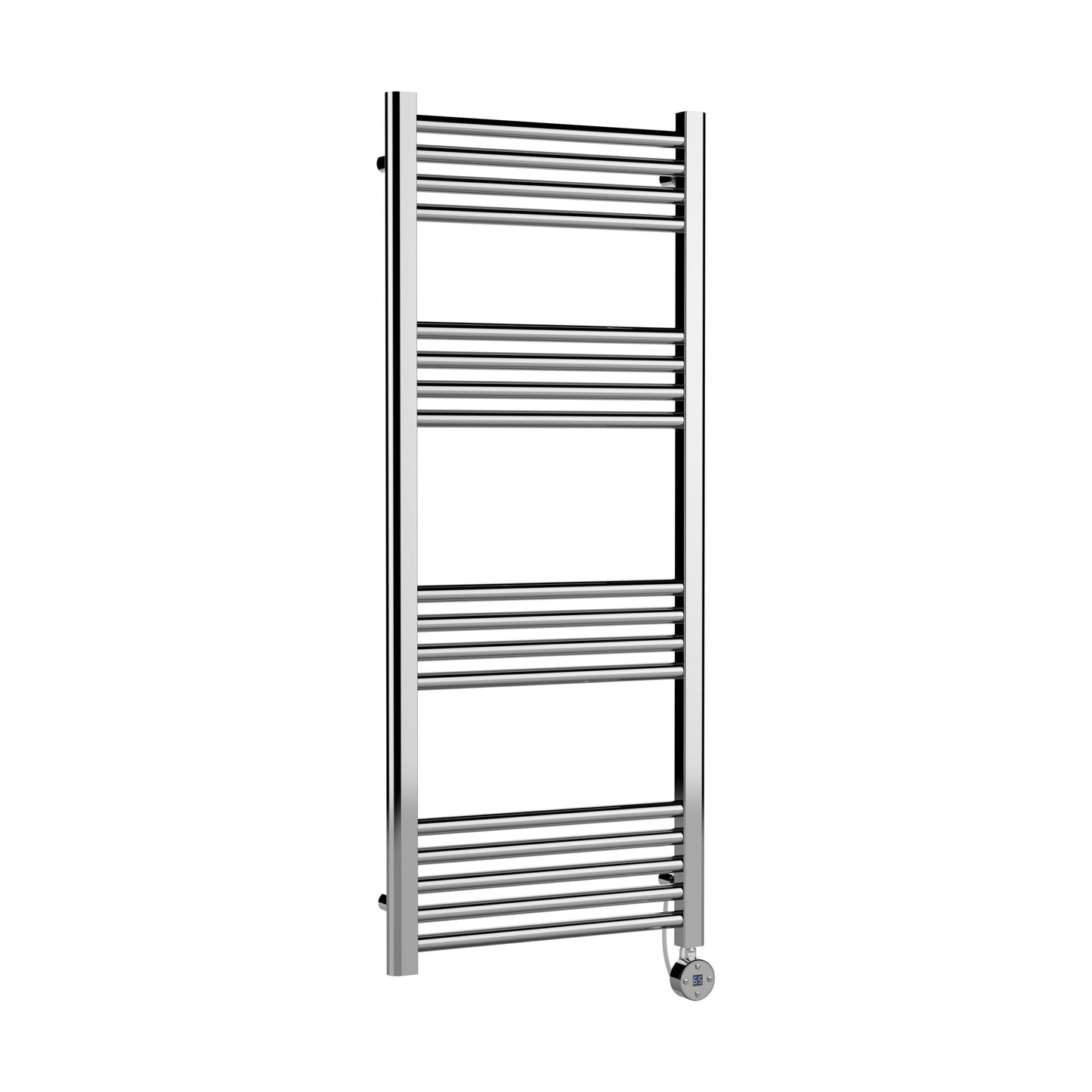 [BHER360] Croxall Electric Round Tube Heated Towel Rail with 17 Bars, 1200 x 500mm - Choice of Colour - Cutout