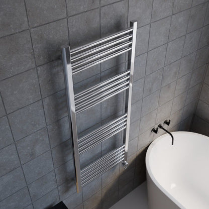 [BHER360] Croxall Electric Round Tube Heated Towel Rail with 17 Bars, 1200 x 500mm - Choice of Colour - Lifestyle 2