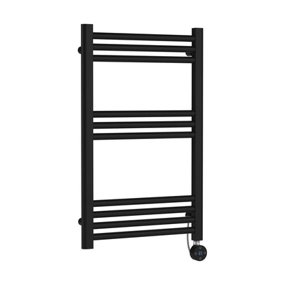 [BHER459] Croxall Electric Round Tube Heated Towel Rail with 10 Bars, 800 x 500mm - Choice of Colour - Cutout
