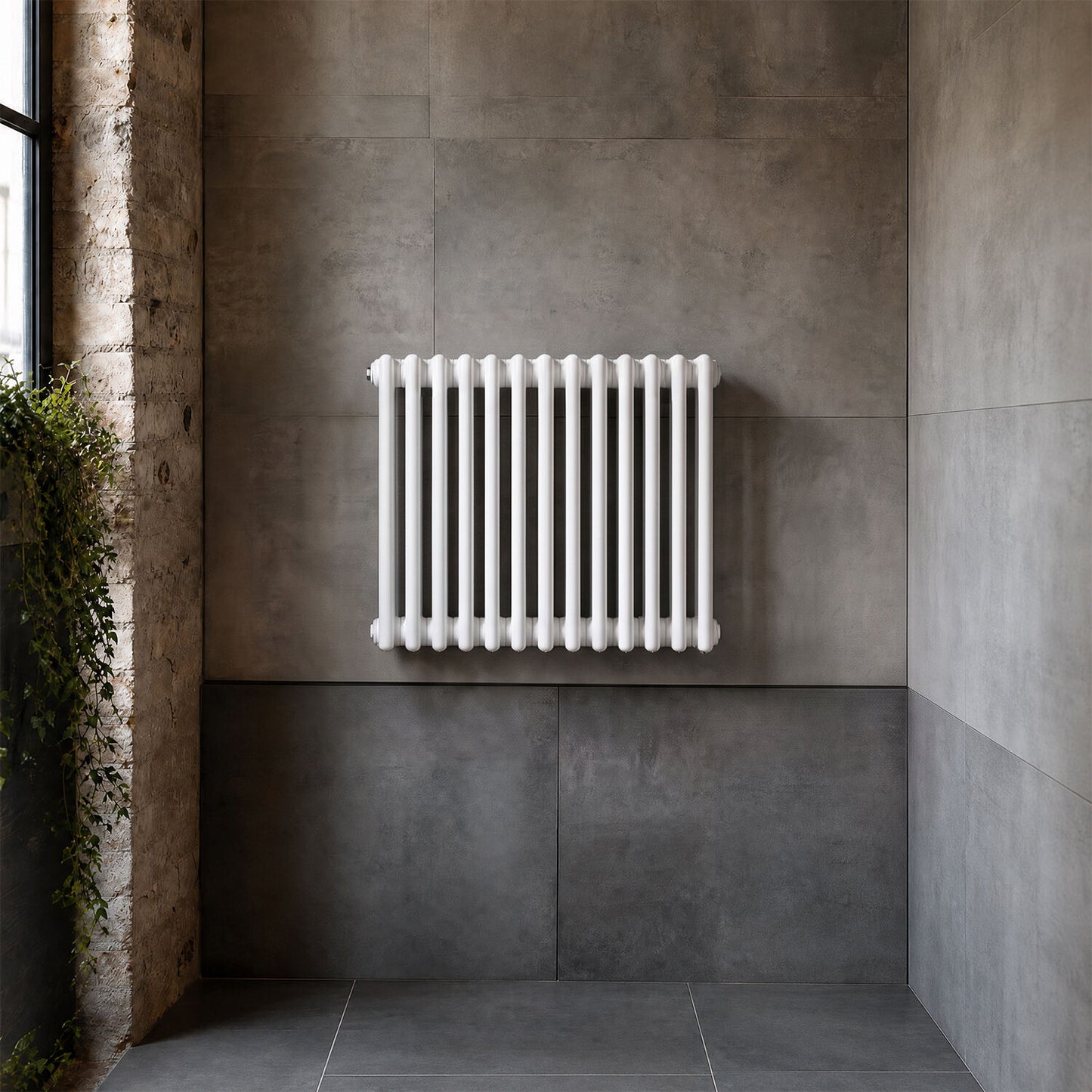 [BHHA304] Caverswall Triple Column Traditional Radiator, Choice of Size - Silo