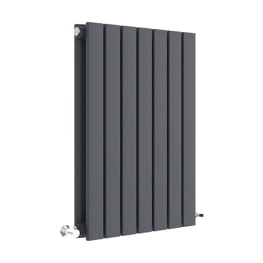 [BHLUA54D] Edingale Contemporary Square Horizontal Double Panel Radiator - Choice of Size and Colour - Cutout