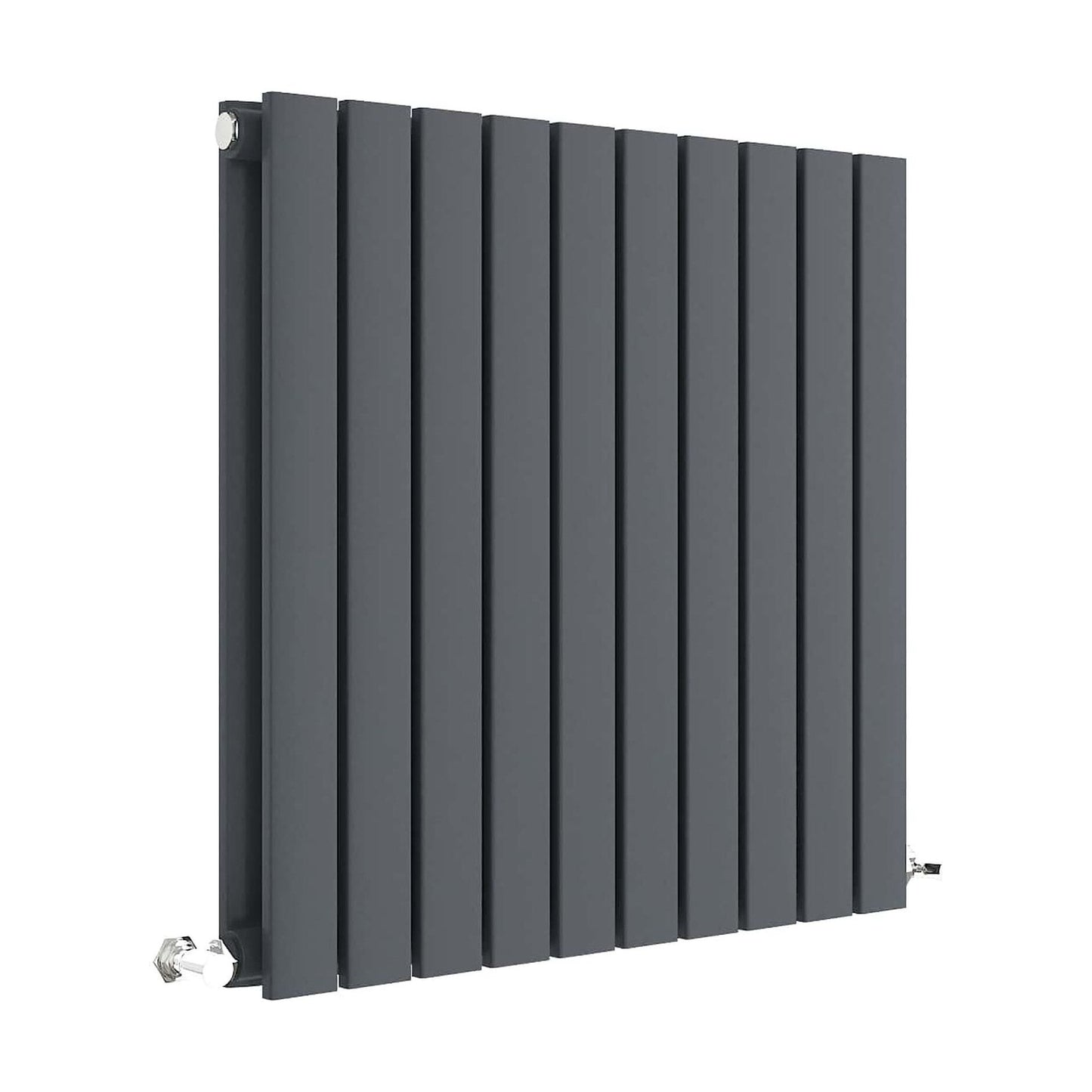 [BHLUA55D] Edingale Contemporary Square Horizontal Double Panel Radiator - Choice of Size and Colour - Cutout