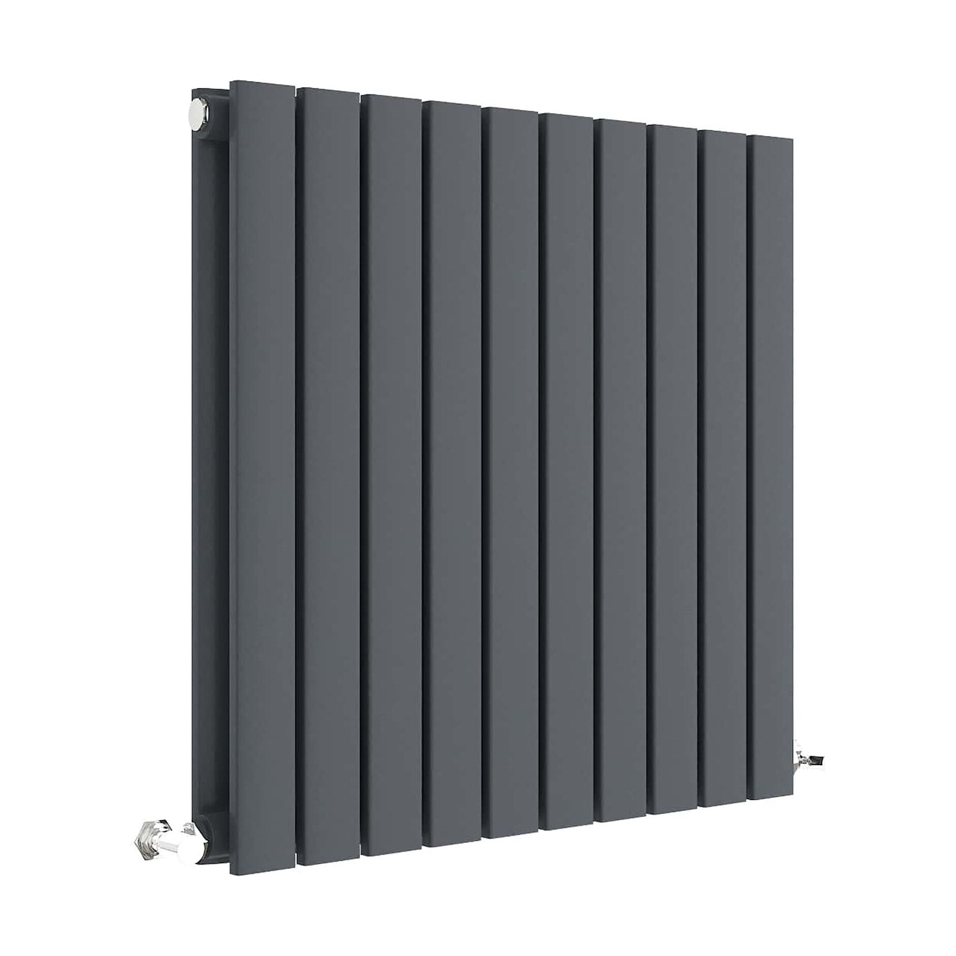 [BHLUA55D] Edingale Contemporary Square Horizontal Double Panel Radiator - Choice of Size and Colour - Cutout