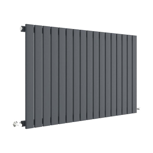[BHLUA56] Balterley Lucia Square Horizontal Single Panel Radiator, 600mm x 992mm - Anthracite - Cutout