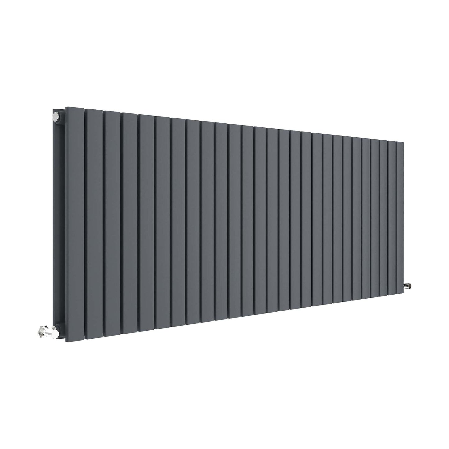 [BHLUA60D] Edingale Contemporary Square Horizontal Double Panel Radiator - Choice of Size and Colour - Cutout