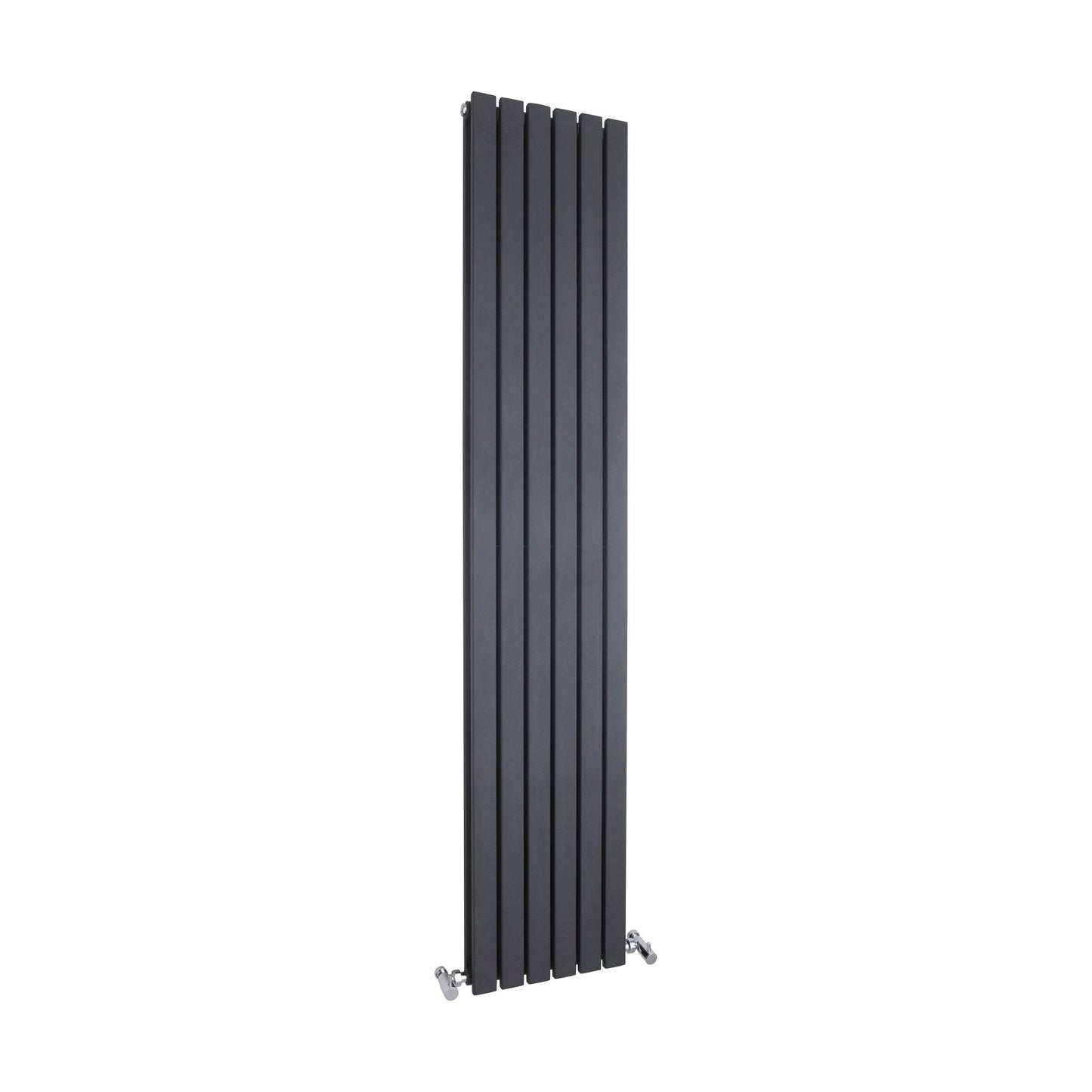 [BHLUA74] Edingale Modern Square Vertical Double Panel Radiator - Choice of Size and Colour - Cutout