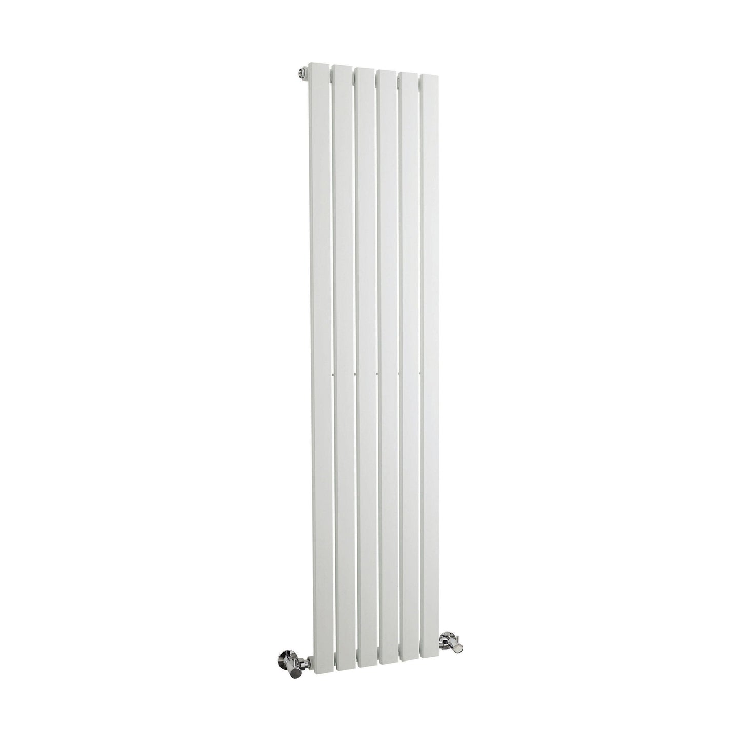 [BHLUW41] Edingale Vertical Single Panel Radiator, Square Design - Choice of Size and Colour - Cutout