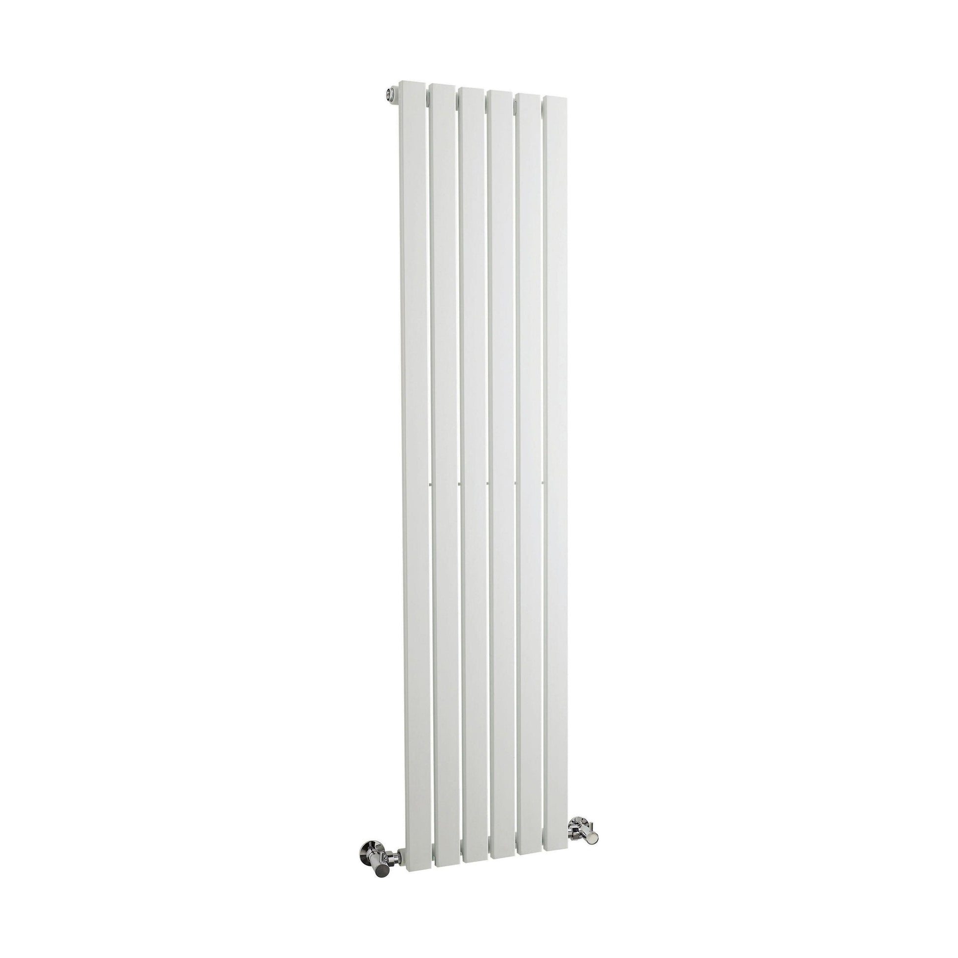 [BHLUW41] Edingale Vertical Single Panel Radiator, Square Design - Choice of Size and Colour - Cutout