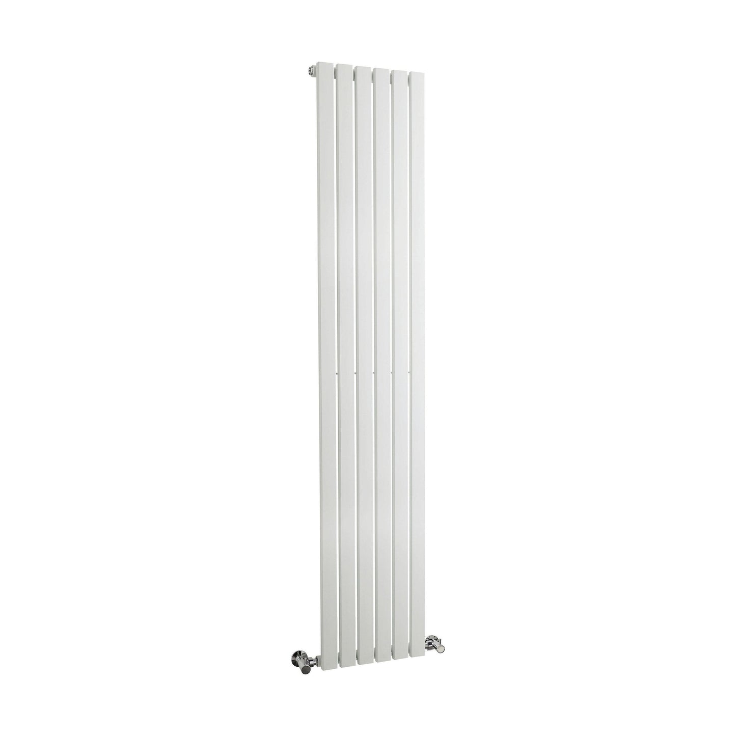 [BHLUW42] Edingale Vertical Single Panel Radiator, Square Design - Choice of Size and Colour - Cutout