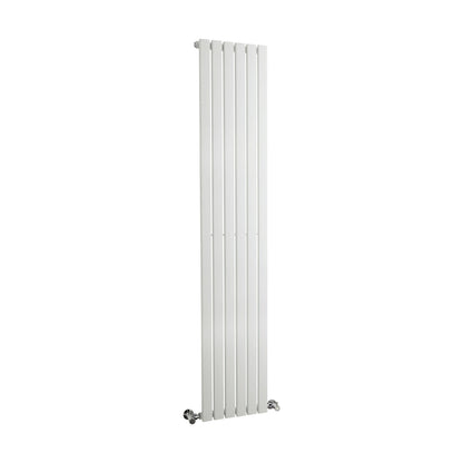 [BHLUW42] Edingale Vertical Single Panel Radiator, Square Design - Choice of Size and Colour - Cutout