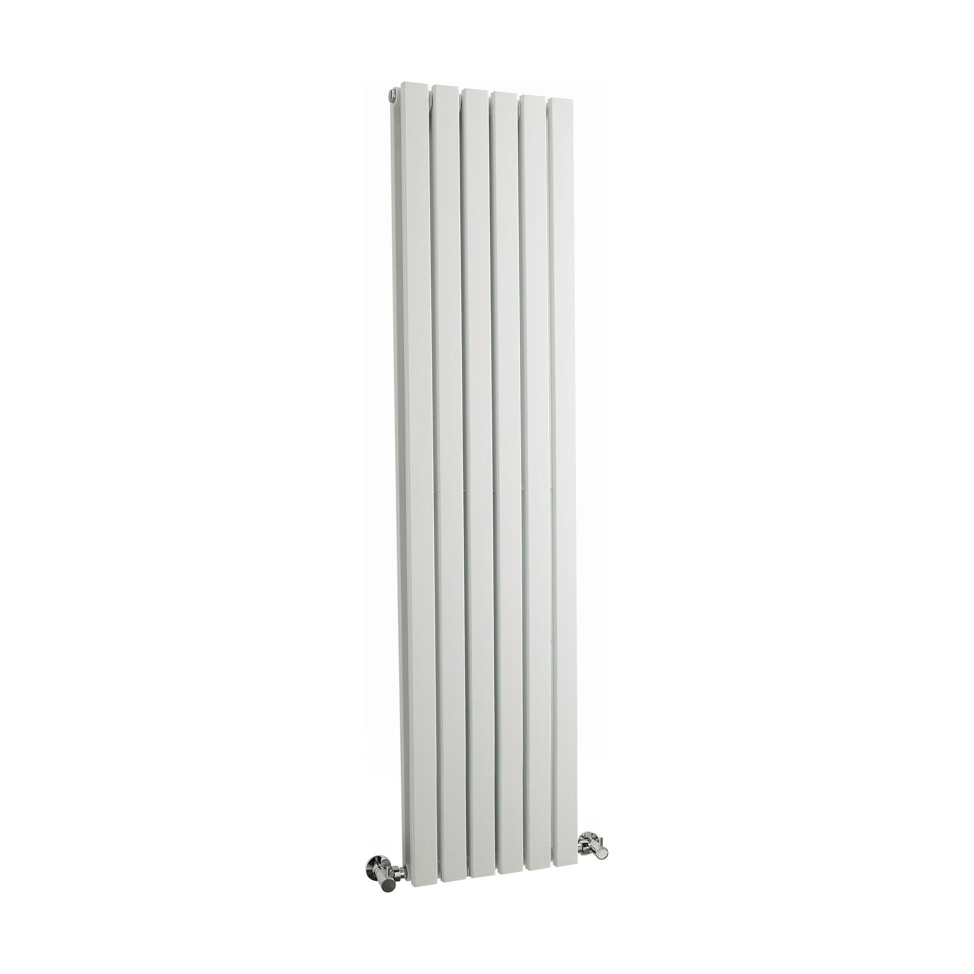 [BHLUW43] Edingale Modern Square Vertical Double Panel Radiator - Choice of Size and Colour - Cutout