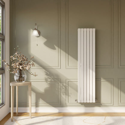 [BHLUW43] Edingale Modern Square Vertical Double Panel Radiator - Choice of Size and Colour - Lifestyle 1