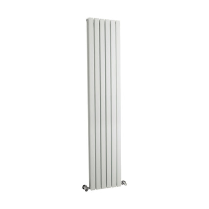 [BHLUW44] Edingale Modern Square Vertical Double Panel Radiator - Choice of Size and Colour - Cutout