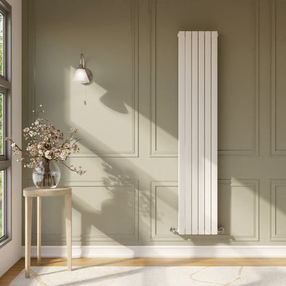 [BHLUW44] Edingale Modern Square Vertical Double Panel Radiator - Choice of Size and Colour - Lifestyle 1